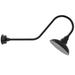 Longshore Tides Adesh LED Outdoor Barn Light Metal in Black | 12 H x 12 W in | Wayfair B954E68DC11043D0A2074BBA9B014183