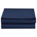 Ebern Designs Ghizela 1500 Thread Count Percale Fitted Sheet Microfiber/Polyester in Blue/Navy | King | Wayfair CHMB1696 42621714