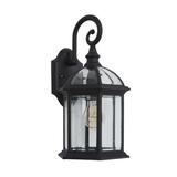 Charlton Home® Barnabas Outdoor Wall Lantern Aluminum/Glass/Metal in Gray | 16 H x 8 W x 8 D in | Wayfair CHLH8775 34480321