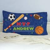 Zoomie Kids Kirkbride MVP Sports Personalized Pillowcase, Polyester | Wayfair F5B0EEAA038F418AB92C6CCD6D4A4391