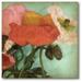 Courtside Market Aquatic Poppies II Painting Print on Wrapped Canvas in Green/Pink/Red | 16 H x 16 W x 1.5 D in | Wayfair WEB-SG207