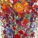 Courtside Market 'Fresh-Cut Flowers II' Painting Print on Canvas in Green/Orange/Red | 16 H x 16 W x 1.5 D in | Wayfair WEB-TW183