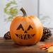 The Holiday Aisle® Personalized Pumpkin Face Resin | 6.5 H x 6 W x 6 D in | Wayfair 1B71AD07D48440E3BAF1D5EA6138F324