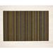 Chilewich Easy Care Skinny Stripe Shag Doormat Synthetics in Black/Brown | 1'6" x 2'4" | Wayfair 200134-002