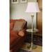 Darby Home Co Ashton 55.75" Tray Table Floor Lamp Metal in Yellow | 55.75 H x 19 W x 19 D in | Wayfair DBHC7382 27985368