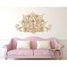 Decal House Mandala Lotus Flower Wall Decal Vinyl in Pink | 22 H x 35 W in | Wayfair x177Pink