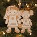 The Holiday Aisle® Big Sister & Little Sister Personalized Wood Holiday Shaped Ornament Wood in Brown | 5.25 H x 4.75 W x 0.25 D in | Wayfair