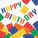 Creative Converting Block Party Birthday 6.5"s Tissue Disposable Napkins in Blue/Green/Red | Wayfair DTC102051NAP