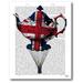 Courtside Market 'Jack Flying Teapot' Graphic Art on Wrapped Canvas in Black/Blue/Red | 20 H x 16 W x 1.5 D in | Wayfair WEB-FA100