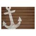 Breakwater Bay Wyrick Anchor Personalized Family 27 in. x 18 in. Non-Slip Outdoor Door Mat Synthetics | Wayfair 0C0947BD07C148C78C25C7EBF6FC123E