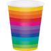 Creative Converting Paper Disposable Cup in Green/Orange | Wayfair DTC375972CUP