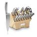 Cuisinart Normandy 19 Piece Knife Block Set High Carbon Stainless Steel in Black/Brown/Gray | 14.88 H x 7.88 D in | Wayfair C77SS-19P