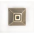 D'Artefax Modern Forms 1 1/4" Length Square Knob Metal in Brown | 1.25 H x 1.25 W in | Wayfair DHK33-BRZ
