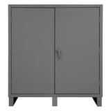 Durham Manufacturing 66" H x 60" W x 24" D Lockable Storage Cabinet, Steel in Gray | 66 H x 60 W x 24 D in | Wayfair HDC-246066-3S95