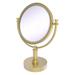 Allied Brass Vanity Top Modern & Contemporary Magnifying Make-Up Mirror Metal in Yellow | 2x | Wayfair DM-4G/2X-SBR