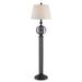 Darby Home Co Maria 62.5" Floor Lamp Metal in Brown/White | 62.5 H x 17 W x 17 D in | Wayfair DBYH7150 37850253