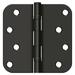 Deltana 4" H x 4" W Butt Bearing Single Door Hinge 4.0 H x 4.0 W x 0.085 D in Oil-Rubbed Bronze | 4" H X 4" W X 0.085" D | Wayfair S44R5BB10B