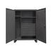 Durham Manufacturing 78" H x 36" W x 24" D Extra Heavy Duty Welded 12 Gauge Steel Wardrobe Cabinets in Gray | 78 H x 36 W x 24 D in | Wayfair