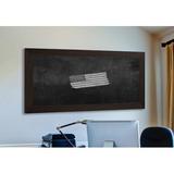 Darby Home Co Wall Mounted Chalkboard Wood in Black/Brown | 90 H x 18 W x 0.75 D in | Wayfair DRBC8978 33966875
