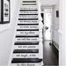 Decal House In This House We Do Stairway Wall Decal Vinyl, Metal in White/Brown | 3 H x 28 W in | Wayfair zx229Cream