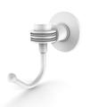 Allied Brass Continental Wall Mounted Towel Hook Metal in White | 2 H x 2.75 W x 3 D in | Wayfair 2020D-WHM