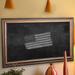 Darby Home Co Wall Mounted Chalkboard Manufactured Wood in White | 48 H x 36 W x 1 D in | Wayfair DRBC8955 33966164