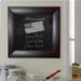 Darby Home Co Wall Mounted Chalkboard Manufactured Wood in Black/Brown | 53.75 W x 1 D in | Wayfair DRBC8962 33966314