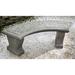 Darby Home Co Hae Curved Garden Outdoor Bench Stone/Concrete in Brown | 17.5 H x 54 W x 15.5 D in | Wayfair C5B209FB686D443CAF7E2CCBB45C7AA7