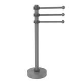 Allied Brass 3-Swing Arm Countertop Towel Stand Metal in Gray | 15 H x 8 D in | Wayfair 973D-GYM