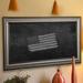 Lark Manor™ Chalkboard Manufactured Wood in Black/Brown | 30 H x 90 W x 1 D in | Wayfair DRBC8956 33966221