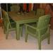 Darby Home Co Milford Dining Table Wood in Green | 29.25 H x 69 W x 42 D in | Outdoor Dining | Wayfair DRBC3764 31946395