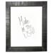 Darby Home Co Wall Mounted Dry Erase Board Wood in Black/Brown/White | 41 H x 101 W x 1.25 D in | Wayfair DRBC5395 32554367