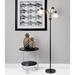 Wade Logan® Lally 69" Tree Floor Lamp Metal in Gray | 69 H x 30 W x 30 D in | Wayfair EBDG3991 44284711