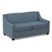 Edgecombe Furniture Phillips 68" Square Arm Loveseat w/ Reversible Cushions Polyester in Indigo | 34.5 H x 68 W x 36 D in | Wayfair 21954PARCANC02