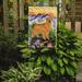 East Urban Home Dog & Mountain 2-Sided Garden Flag, Polyester in Orange | 15 H x 11 W in | Wayfair EAAS1017 39944988