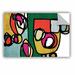 Wrought Studio™ Makris Vibrant Colorful Abstract 4 Removable Wall Decal Vinyl | 24" H x 32" W x 0.1" D | Wayfair FAB9FF5B1A82421B8C77BC2B0DA7CE46