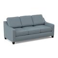 Edgecombe Furniture Clark 82" Square Arm Sofa w/ Reversible Cushions Polyester in Indigo/Pink | 34 H x 82 W x 36.5 D in | Wayfair 13690PDILWIL01