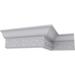 Ekena Millwork 3 7/8"H x 2 3/4"P x 4 3/4"F x 94 1/2"L, (2 1/2" Repeat), Augusta Crown Moulding Urethane | 3.88 H x 96.13 W x 2.75 D in | Wayfair