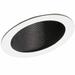 Elco Lighting Slope Ceiling Baffle 6" Recessed Trim in White | 9 H x 7.38 W in | Wayfair EL622KB