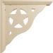 Ekena Millwork Bulwark Austin 10"H x 1 1/2"W x 10"D Bracket Wood in Brown | 10 H x 1.5 W x 10 D in | Wayfair BKT01X10X10AURW