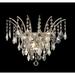 Everly Quinn Phyllida 1 - Light Dimmable Flush Mount, Crystal in Gray | 13 H x 16 W x 8 D in | Wayfair EYQN4060 41223332