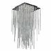 Everly Quinn Cohen-Arazi 5 - Light 18" Chandelier Style Tiered Flush Mount, Crystal in Gray | 37 H x 18 W x 18 D in | Wayfair EYQN5455 43638390