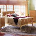 Copeland Furniture Sarah Sleigh Bed Wood in Brown | 51 H x 74.5 W x 103.5 D in | Wayfair 1-SLV-15-33