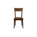 Copeland Furniture Ingrid Side Chair Genuine Leather in Brown | 37.5 H x 19.75 W x 22 D in | Wayfair 8-ING-21-04