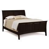 Copeland Furniture Sarah Sleigh Bed Wood in Black | 45 H x 74.5 W x 103.5 D in | Wayfair 1-SLM-15-53