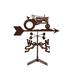 EZ Vane Inc John Deere Tractor Weathervane Metal/Steel in Brown/Gray | 28 H x 21 W x 9 D in | Wayfair Tractor - John Deere Weathervane - Roof Mount