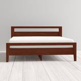 Copeland Furniture Mansfield Solid Wood Platform Bed Wood in Brown/Red | 40 H x 79 W x 84 D in | Wayfair 1-MAN-01-33