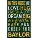 Fan Creations NCAA In This House Sign Wall Décor in Brown | 19 H x 12 W x 0.38 D in | Wayfair C0725-Baylor
