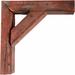 Ekena Millwork Vintage Farmhouse Bracket Wood in Brown | 12 H x 3.5 W x 8 D in | Wayfair BKTB03X08X12TRRD-CASE-6