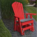 Red Barrel Studio® Eduardo Adirondack Glider Outdoor Chair red | 46 H x 29 W x 27 D in | Wayfair 7CDFF8B2589547D3B496705BE8FDEB1A